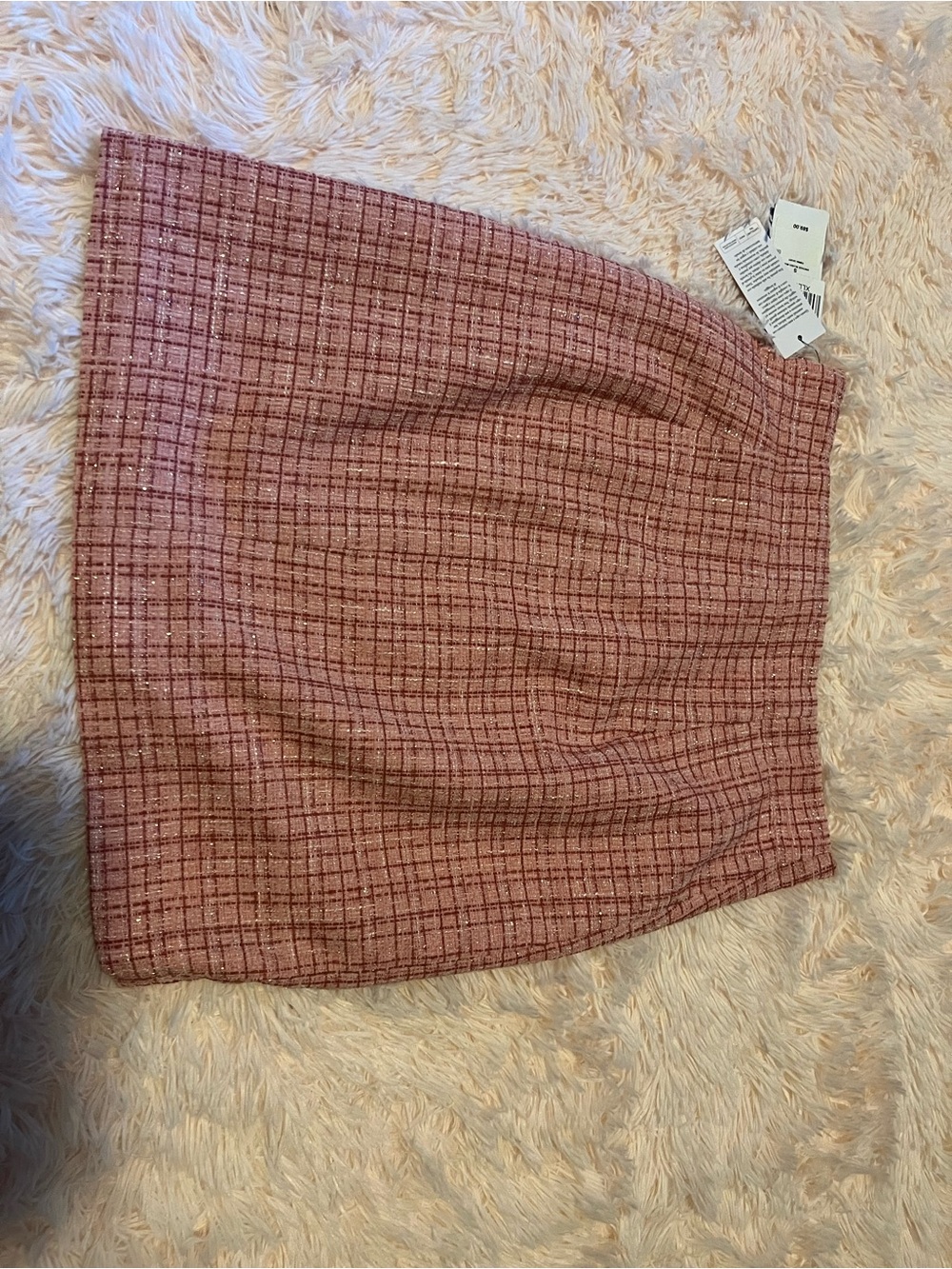 Size Small- Guess Womens Tweed Above Knee Mini Skirt (MSRP $89.00)